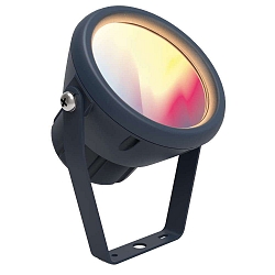 LED Erdspie-Strahler MINI-LETO, IP65, 7.5W RGB + 2700-6500K 400lm 100, Bluetooth MESH, 150cm Steckerkabel, anthrazit