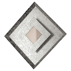 wall and ceiling luminaire WINDOW IP20, silver dimmable