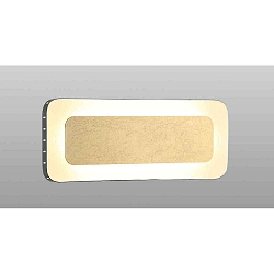 LED Wandleuchte SOLARIS, blattgoldene Oberflche, 12W, 710lm, 3000K, dimmbar