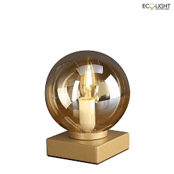 Tischleuchte PLUTO, 1x E14, IP20, gold