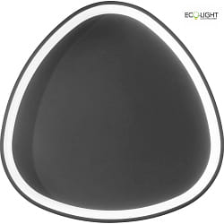 Plafoniera BEZI LED IP20, nero 