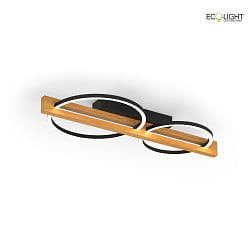 LED Deckenleuchte TOVAK 28W 3000K 1050lm CRI>80 IP20 holz
