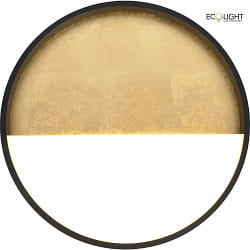 LED Deckenleuchte VISTA Ø40cm 32W 2350lm 3000K CRI>80 IP20 dimmbar, gold, schwarz