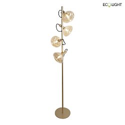 Lampadaire BEUEL 4 flammes E14 IP20, or 