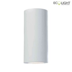 wall luminaire BANJIE 2 flames, paintable GU10 IP20, white 