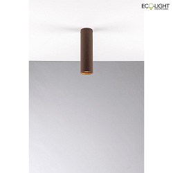 Deckenleuchte FLUKE, rund, 20cm, 1x GU10, IP20, Bronze