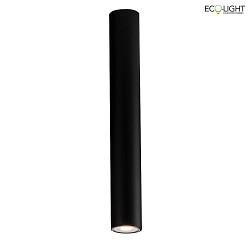 Deckenleuchte FLUKE, rund, 40cm, 1x GU10, IP20, schwarz