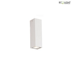 Deckenleuchte FLUKE, eckig, 20cm, 1x GU10, IP20, wei