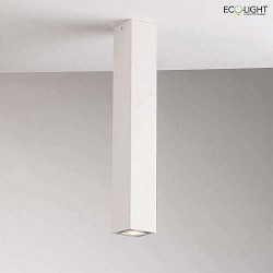 Deckenleuchte FLUKE, eckig, 40cm, 1x GU10, IP20, wei