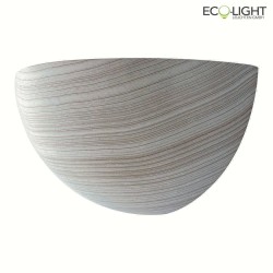 wall luminaire MORITZ 1 flame IP20, grey 