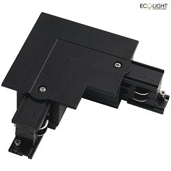 Einbau-L-Verbinder TRACK, links, schwarz