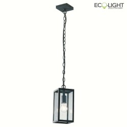 outdoor pendant luminaire MIRAGE with diffuser IP44, anthracite 
