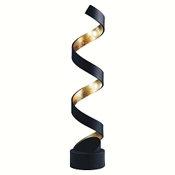 table lamp HELIX 4 flames IP20, gold, black 