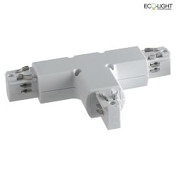 T-Verbinder TRACK links und Erdung fr 3-Phasen Stromschiene, wei