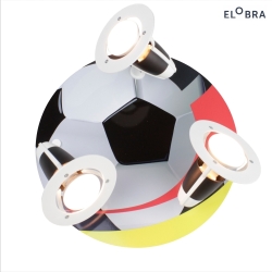 Rondell WM FUSSALL, 3x E14, red/black/white