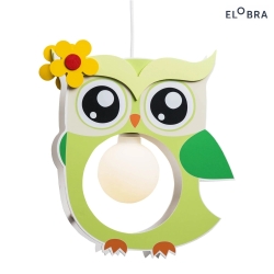 Pendant luminaire EULE TIERWELT, E27, pink