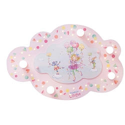 LED Picture cloud PRINZESSIN LILLIFEE BALLONSCHAUKEL, 5x E14, 40 LED, pink