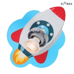 Spot RAKETE TECHNIKWELT, GU10, grey/red 