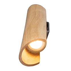 Wall luminaire COLOMBIA, 2x GU10, 5,5W, oak natural