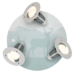 Plafoniera SCANDI ANTARKTIS 3-Lampadine E14, Lilla