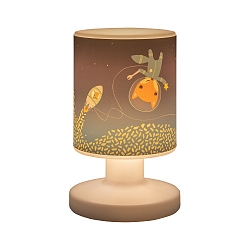 battery table lamp LITTLE ASTRONAUTS SPACE MISSION, blue