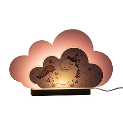 table lamp EINHORN BABYS, blue