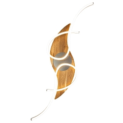 Luminaire de plafond PANAMA, ch�ne naturel gradable