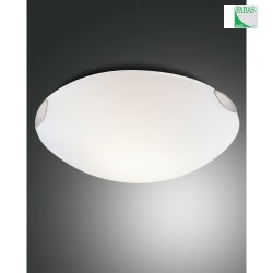 Plafoniera FOX grande, 3 elemento E27 IP20, Nichel satinato dimmerabile