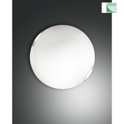 Plafoniera FOX 2 elemento, medio E27 IP20, Nichel satinato dimmerabile