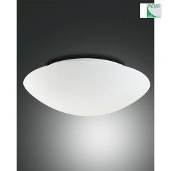 Fabas Luce PANDORA Ceiling luminaire, E27, white,  46cm