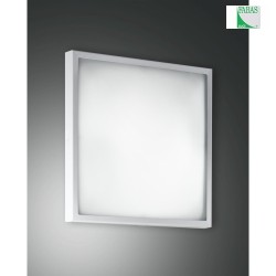 Luminaire de plafond OSAKA petit, 2 voies, angulaire E27 IP20, blanche gradable