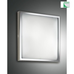 Luminaire de plafond OSAKA petit, 2 voies, angulaire E27 IP20, chrome gradable