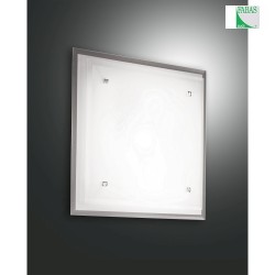 Luminaire de plafond MAGGIE petit, angulaire E27 IP20, chrome, blanche gradable