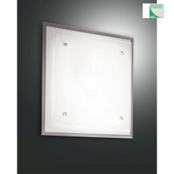 Luminaire de plafond MAGGIE angulaire, mdium E27 IP20, chrome, blanche gradable