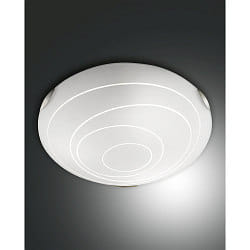 Luminaire de plafond KENT 3 flammes, 3 fois, cambr E27 IP20, blanche gradable