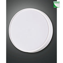 LED Auendeckenleuchte HATTON, IP65,  30cm, wei, 3000K, mit Bewegungsmelder