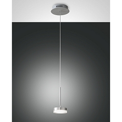 Luci a sospesione DUNK 1-Lampadina, standard IP20, alluminio spazzolato 