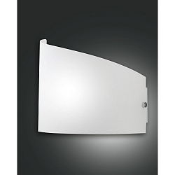 Luminaire mural MOA semi-circulaire E27 IP20, blanche gradable