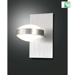 Fabas Luce MILL LED Wall luminaire, nickel satin