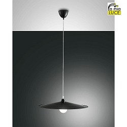 Luci a sospesione KASA E27 compatibile con Smartluce E27 IP20, Nero