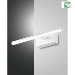 Lampada da parete NALA Gi, piccolo IP44, Satinato, Bianco dimmerabile