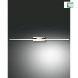 LED Wandleuchte NALA, 1x 15W, 3000K, 1350lm, IP44, verchromt