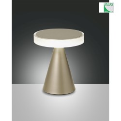 Lampe de table NEUTRA court, dimmable IP20, or mat, satin gradable