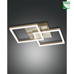 Plafoniera BARD piccolo, 2 elemento IP20, oro opaco, satinato dimmerabile