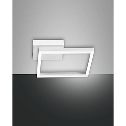 Luminaire de plafond BARD petit, 1 voie IP20, satin, blanche gradable