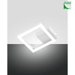 wall and ceiling luminaire BARD IP20, satined, white dimmable