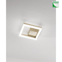 wall and ceiling luminaire BARD IP20, gold matt, satined dimmable