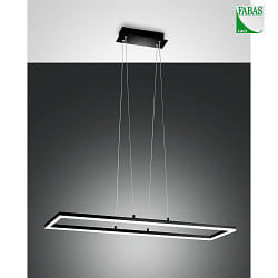 Luci a sospesione BARD IP20, satinato, nero dimmerabile