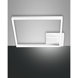LED Deckenleuchte BARD, 1-fach, 42x42cm, dimmbar, 39W 4000K 4050lm, Wei