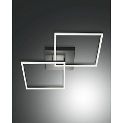 LED Deckenleuchte BARD inkl. SMART LUCE, 2-fach, 65x65cm, dimmbar, 52W 4000K 5400lm, anthrazit